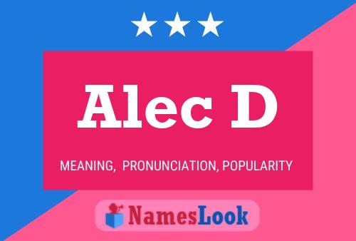 Постер имени Alec D