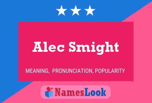 Постер имени Alec Smight