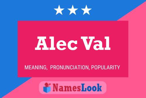 Постер имени Alec Val