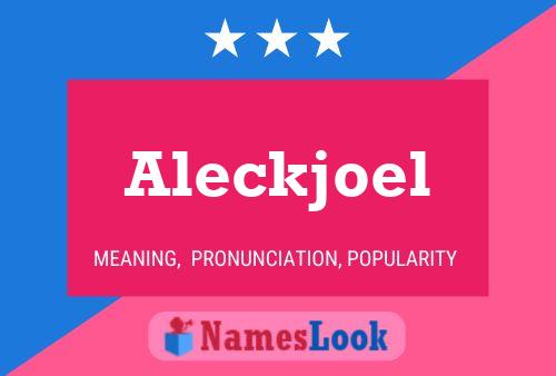 Постер имени Aleckjoel