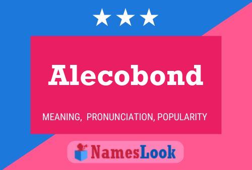 Постер имени Alecobond