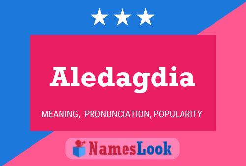 Постер имени Aledagdia