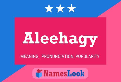 Постер имени Aleehagy