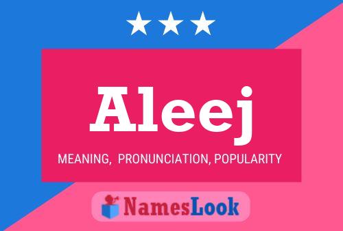 Постер имени Aleej