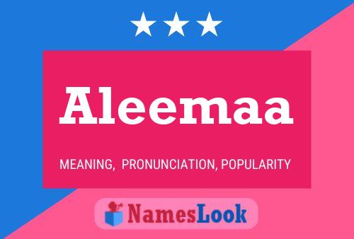 Постер имени Aleemaa