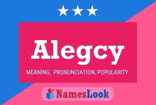 Постер имени Alegcy