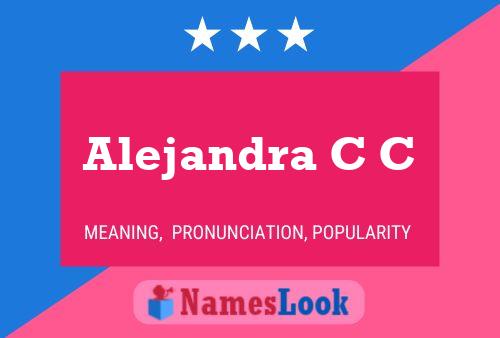 Постер имени Alejandra C C