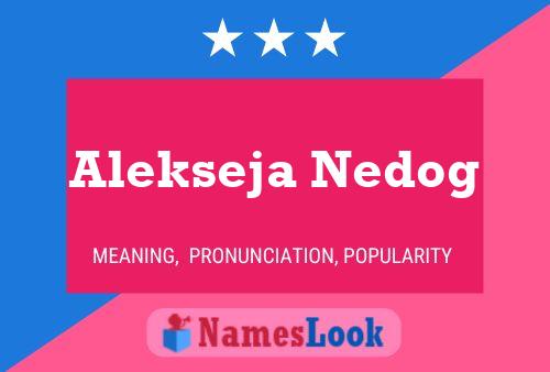 Постер имени Alekseja Nedog