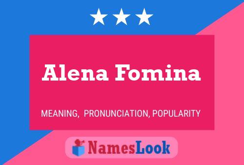 Постер имени Alena Fomina