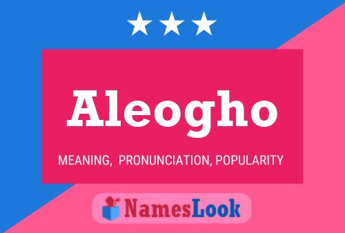 Постер имени Aleogho