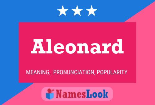 Постер имени Aleonard