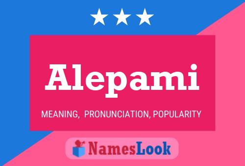 Постер имени Alepami