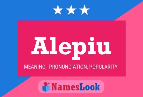 Постер имени Alepiu