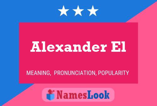 Постер имени Alexander El