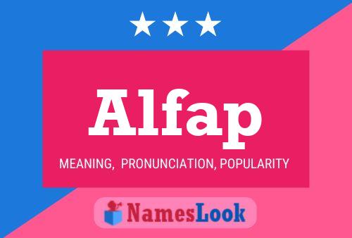 Постер имени Alfap