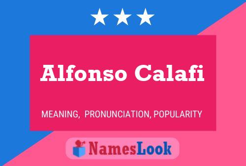 Постер имени Alfonso Calafi