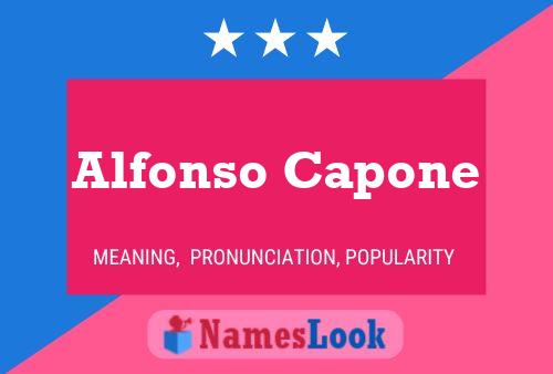 Постер имени Alfonso Capone