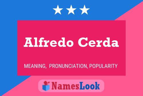 Постер имени Alfredo Cerda