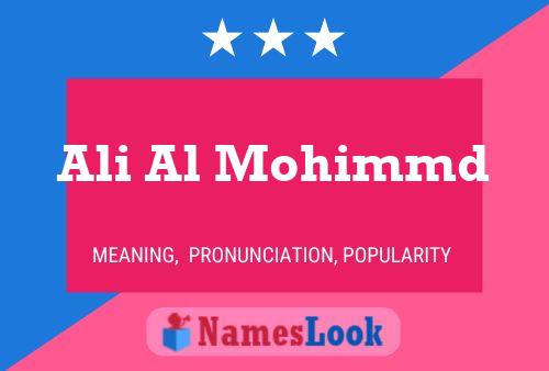 Постер имени Ali Al Mohimmd