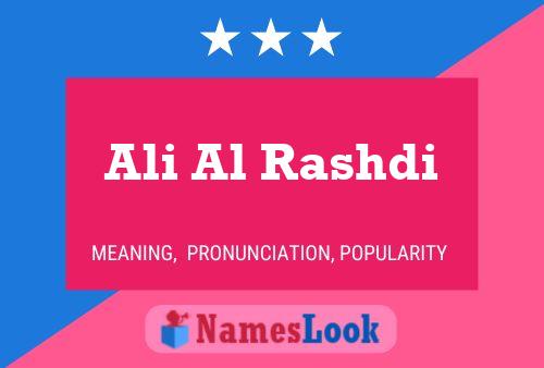 Постер имени Ali Al Rashdi