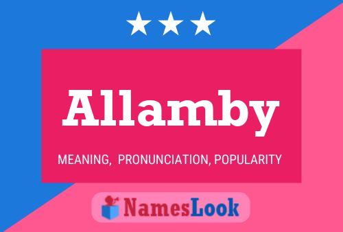 Постер имени Allamby