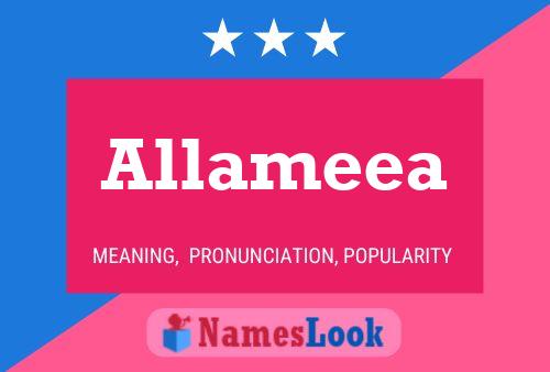 Постер имени Allameea