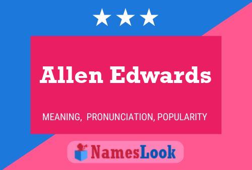 Постер имени Allen Edwards