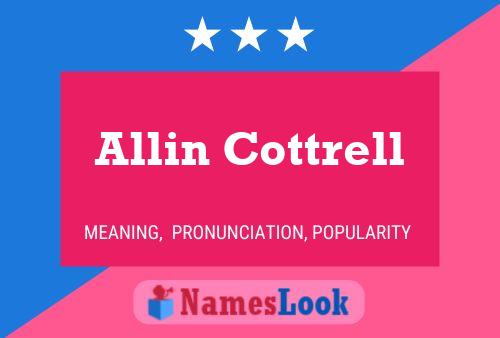 Постер имени Allin Cottrell