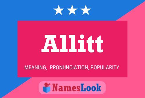 Постер имени Allitt