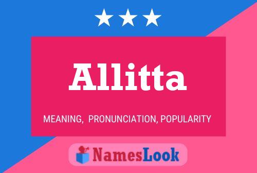 Постер имени Allitta