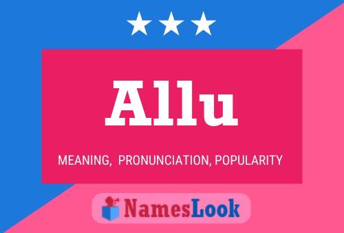 Постер имени Allu