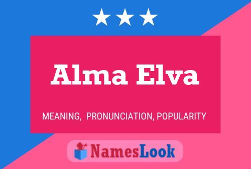 Постер имени Alma Elva