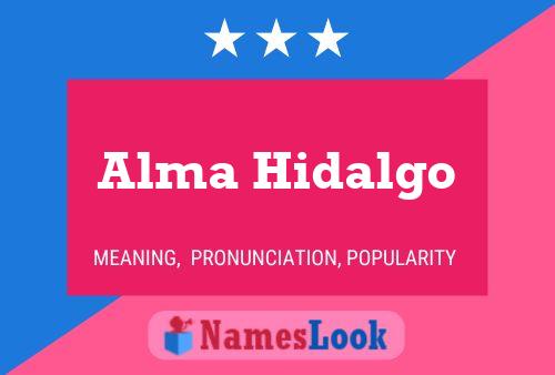 Постер имени Alma Hidalgo