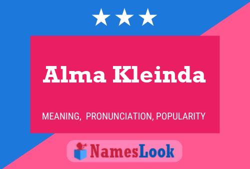 Постер имени Alma Kleinda