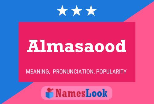 Постер имени Almasaood