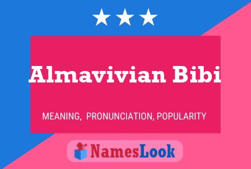 Постер имени Almavivian Bibi