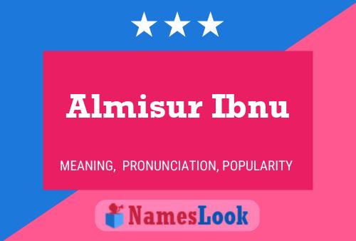 Постер имени Almisur Ibnu