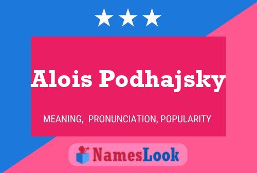 Постер имени Alois Podhajsky