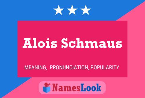 Постер имени Alois Schmaus