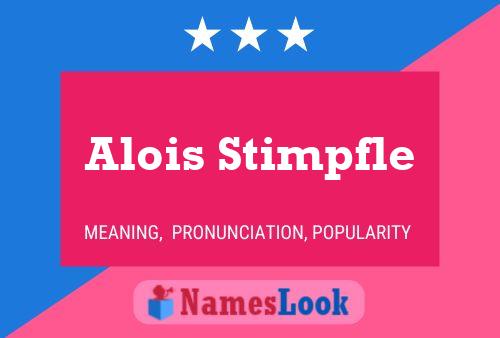 Постер имени Alois Stimpfle