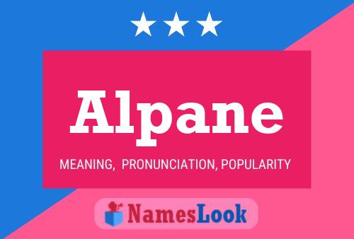 Постер имени Alpane