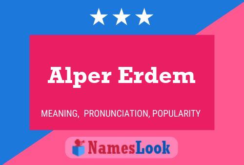 Постер имени Alper Erdem