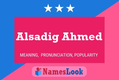 Постер имени Alsadig Ahmed