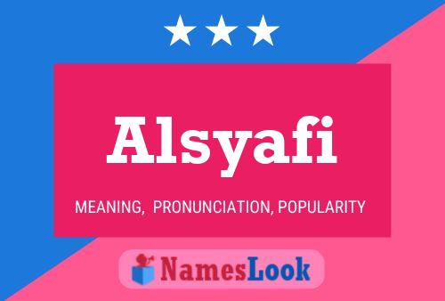 Постер имени Alsyafi