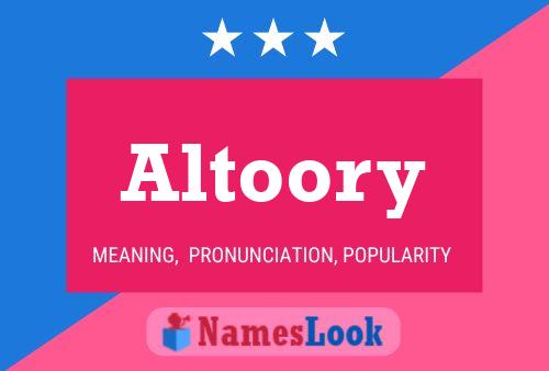 Постер имени Altoory