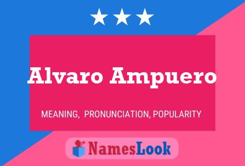 Постер имени Alvaro Ampuero