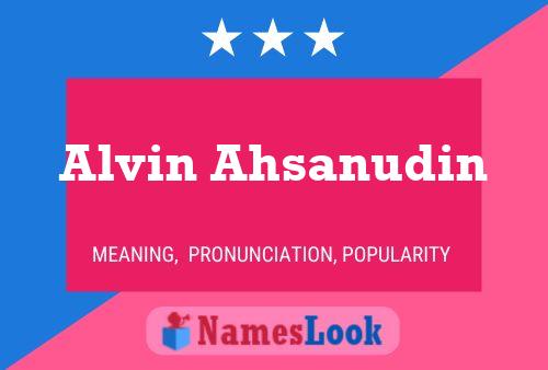 Постер имени Alvin Ahsanudin