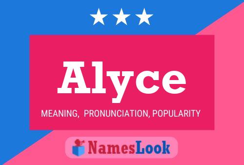 Постер имени Alyce