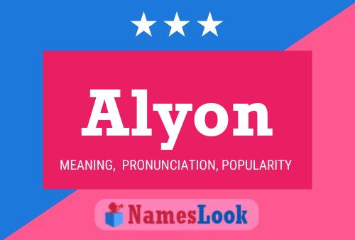 Постер имени Alyon