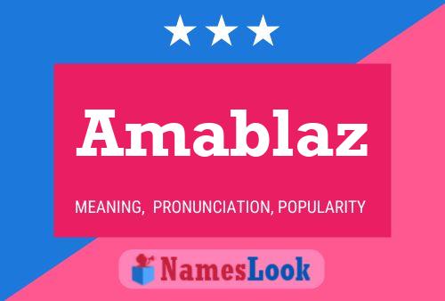 Постер имени Amablaz